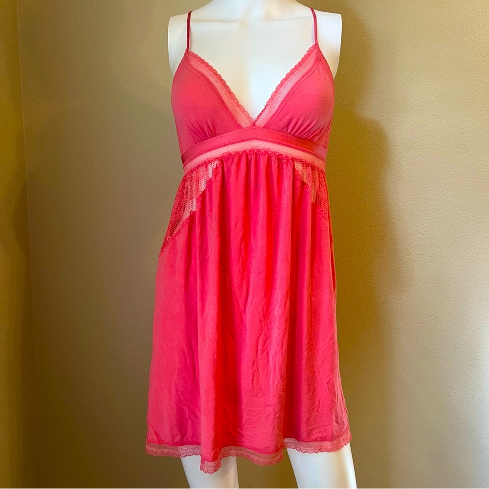 Victoria’s Secret peach racerback slip dress size Small